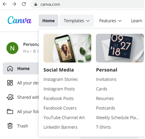 5 2 ขายเทมเพลต Canva ผ่านทาง social media