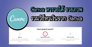 Canva หารายได้ ขายภาพ