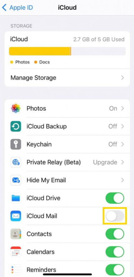 สมัคร icloud mail ขั้นตอนที่ 3