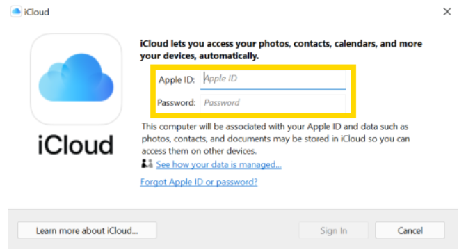 สมัคร icloud ผ่านเว็บ ขั้นตอนที่ 5